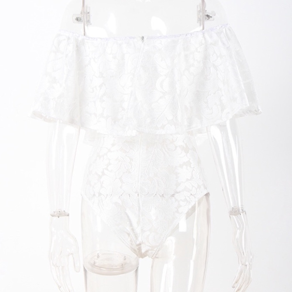 💥HP💥 Sexy Off Shoulder Lace Jumpsuit or Bodysuit - Picture 6 of 7